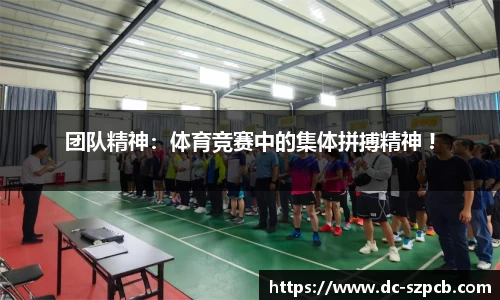 团队精神：体育竞赛中的集体拼搏精神 !